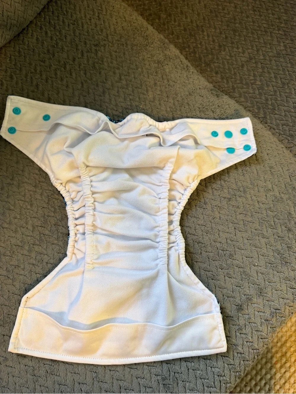 Blue Sea Turtle Print Reusable Cloth Diaper Cover